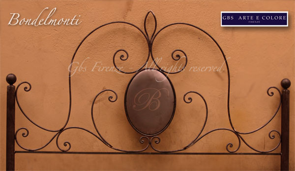 Letto in ferro battuto Buondelmonti
