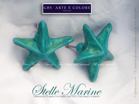 Pomelli Stella Marina, colore verde mare