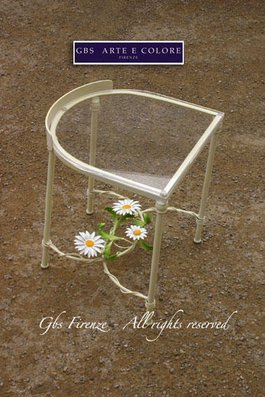 Sedia con margherite