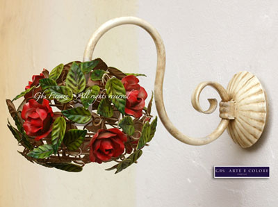 Wrought iron Sconce "bonbon"