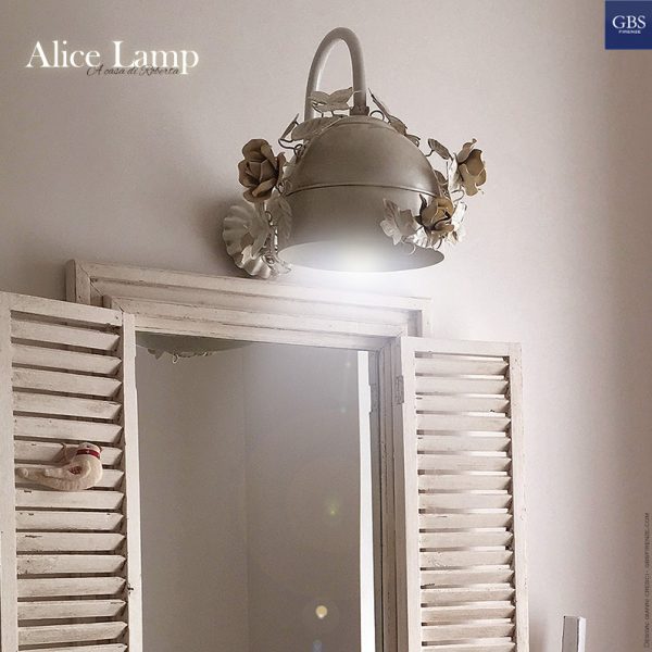 Alice Wall Lamp. Sconce. With climbing roses