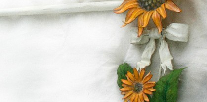 Asta da tenda Fiocco e Girasoli - Collezione Country