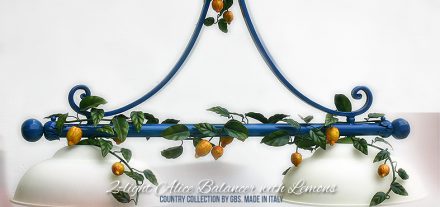 Illuminazione Cucina Country Chic. Sospensione Alice a due luci