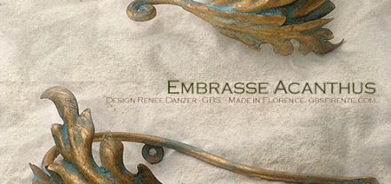 Fermatenda Embrasse Acanthus. Collezione Alessandria. Foglie D’Acanto.