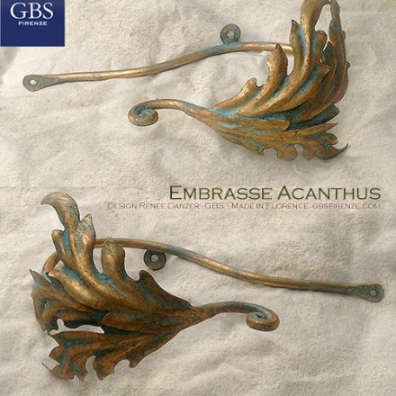 Fermatenda Embrasse Acanthus. Collezione Alessandria. Foglie D’Acanto.