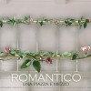 Letto Romantico con rose rampicanti. Letto in ferro battuto ad una piazza e mezzo.