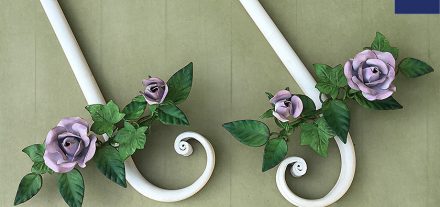 Asta da Tenda. Collezione Rose e Bocci