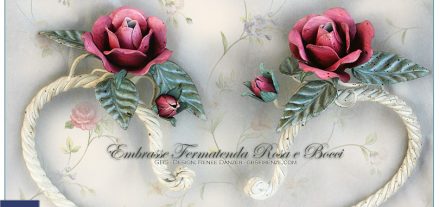 Curtain Holdbacks. Wall Hooks. Roses and Rosebuds